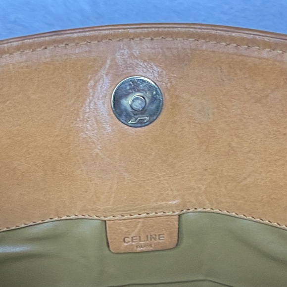 Celine Authentic Macadam Canvas Fold Over Clutch Bag - Vintage - Picture 3 of 15